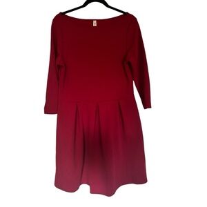 NWT 24 Seven Red Fit and Flair Dress Size Large (L)